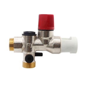 Soupape <span class=keywords><strong>de</strong></span> décharge <span class=keywords><strong>de</strong></span> pression réglable pour chauffe-eau avec structure à bille, prix direct d'usine - Product Image 1