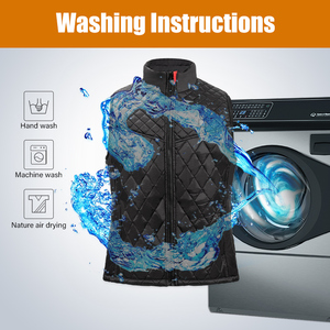 2023 nouveau Design femmes coupe-vent 8 zones chauffé hiver Jaet tissu thermique réglable maison utilisation extérieure fièvre gilet Gilet - Product Image 6