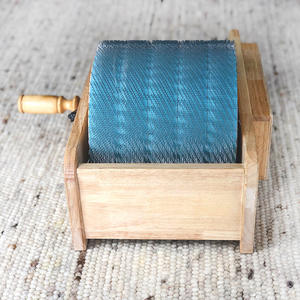 <span class=keywords><strong>Cardeuse</strong></span> à rouleaux pour rouleaux de laine CQ 40cm cylindre manivelle carde manuelle à mélanger les couleurs - Product Image 4