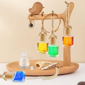 Wholesale 8ml Round Glass <b>Car</b> Perfume Bottle with Screw Cap <b>Decal</b> Surface and Multi-Printing Options - Product Image 5