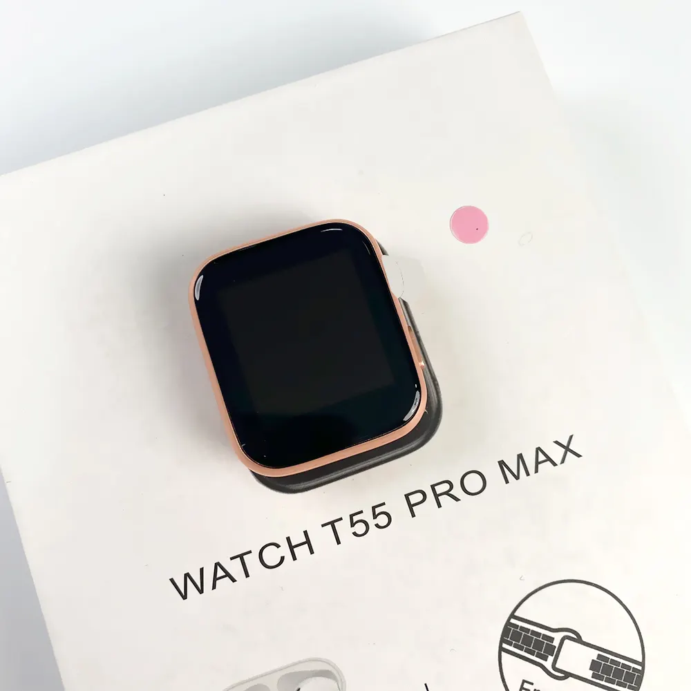 2023 Latest T55 pro max special mart watch with airbuds heart rate wireless earphone 2 in 1 smartwatch with TWS earbuds