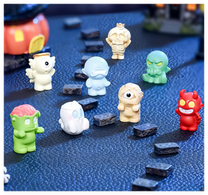 Figuras de Resina de Halloween al por Mayor, Mini Regalos para Niños, Juguetes Coleccionables, Miniatura de Árbol, Castillo del Demonio de la Muerte, Bruja Voladora, Calabaza Fantasma - Product Image 6