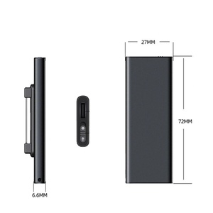 Grabadora de Voz con Insignia de Pecho Personalizada de Fábrica, Grabación Silenciosa Recargable por USB para Reuniones, Clases, Dispositivo de Audio - Product Image 1