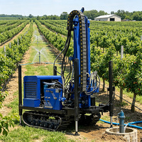 Machine de forage de puits d'eau 300m, engin hydraulique diesel pour l'irrigation des serres et l'alimentation en eau domestique, vente directe en gros