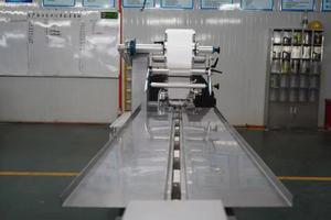 Macchina Flow Pack Ice lecca ghiacciolo cioccolato caramella biscotto Flowpack imballaggio cuscino orizzontale macchina imballatrice pane - Product Image 5