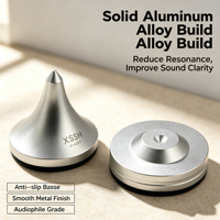 YIVO XSSH HiFi Hoparlör Sivri Uçları Alaşımlı Titreşim Yalıtım Ayak Pedleri CD Çalar Amplifikatör Subwoofer Şok Emici Stand Ayakları