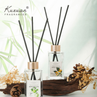 Diffuseur de parfum sans flamme 120 ml, coffret cadeau spécial avec bouteille en verre, décoration d'intérieur, l'air est frais et désodorisé