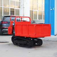 CE EPA Hydraulic Tipping 750KG Mini Dumper Muldenkipper Crawler Mini Crawler Transport Truck Gummi ketten transporter