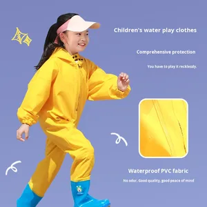 Jianuo <span class=keywords><strong>Cuissardes</strong></span> imperméables pour enfants en PVC, pantalon <span class=keywords><strong>de</strong></span> <span class=keywords><strong>pluie</strong></span> intégral pour la pêche et le travail dans le sable, <span class=keywords><strong>bottes</strong></span> antidérapantes pour activités <span class=keywords><strong>de</strong></span> plein air - Product Image 1