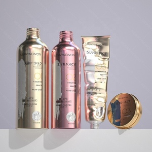 Illuminated Packaging: High-Gloss Electroplated Aluminum Bottles Aluminum Cosmetic Bottle Aluminum Perfume Bottle - Product Image 2