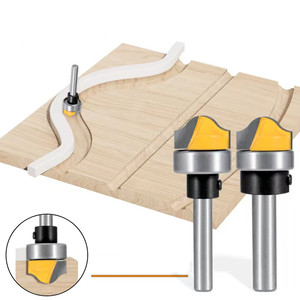 Broca de corte en forma de arco para enrutador, fresa de carpintería con punta de carburo, vástago de 6, 1/4, 8mm, 1/2 ", 1 unidad - Product Image 1