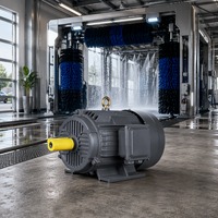 Moteur à induction électrique AC étanche 3 kW 220 V/380 V pour machines de lavage de voitures