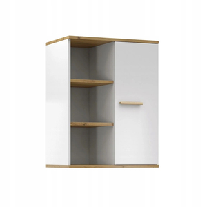 Mueble de TV Moderno <span class=keywords><strong>con</strong></span> Panel de Madera Blanca, Centro de Entretenimiento <span class=keywords><strong>con</strong></span> Estante para Libros y Gabinete de Pared, Venta al Por Mayor - Product Image 5