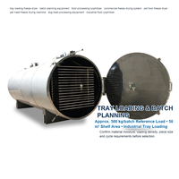 Industriële vacuümvriesdroogmachine FFD-200, capaciteit roestvrijstalen vriesdroogmachine voor industriële voedselverwerking