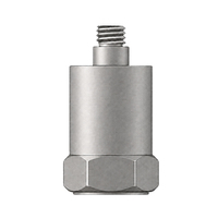 Capteur d'accélération IEPE 50mV/g ±100g 0,5-15000Hz à faible bruit en acier inoxydable, capteur de vibration ICP pour système de surveillance industrielle