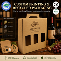 Boîtes d'emballage personnalisées en gros, style transporteur, porte-bocaux, boîtes en carton ondulé, écologiques et recyclables