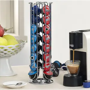Uyumlu Lavazza Mio bakla (32 adet)-Kahve kapsülü standları-dönen kahve Pod rafı (Lavazza 32 adet)