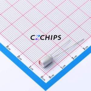 Condensateur solide JBLH2100M050A080RLM 10µF 50V, composant traversant (THT), D5xL8mm 20% 550mA 100kHz - Product Image 1