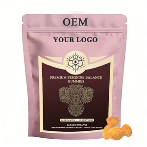 Vrouwelijke Premium PH-balans Gummies Private Label Vrouwen Wellness Boost Immuniteit Hawaiiaanse Ananas Vaginale Gezondheid Gummies - Product Image 1