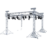 Structure de scène portable en aluminium pour événements, scène extérieure robuste en treillis à vis