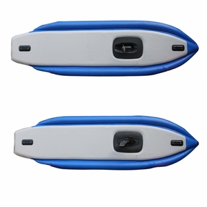 Kayak de pêche sportive à pédales ou à hélice pour une personne, système à deux pédales gonflable, vente chaude, 12 pieds - Product Image 6