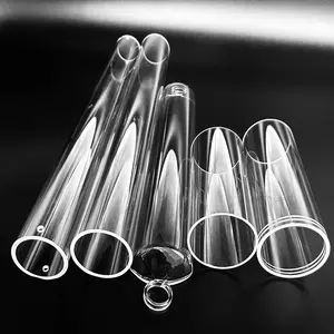 All Size Diameter Transparent Polished Clear Quartz Glass Tube Heat Resistence Fused Silica Tube