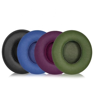 Protein Da Thay Thế Tai Pad Cho Solo 3.0 Solo 2.0 Không Dây <span class=keywords><strong>Bluetooth</strong></span> Trong Tai Tai Nghe Mềm Da Cách Âm Bọt - Product Image 1