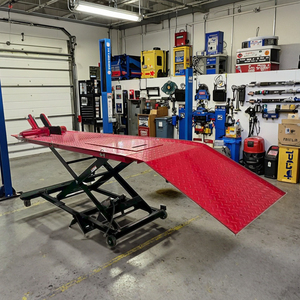 450kg 650kg 992lbs pembangkit listrik tenaga udara pneumatik meja angkat motor Manual hidrolik penyangga sepeda motor - Product Image 6