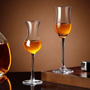 M Graceful Tulip Design Whisky Snifer Cognac Brandy Goblet Hecho a mano Crystal Whisky <span class=keywords><strong>Copita</strong></span> Nosing Glass Licor Copa de degustación de vino - Product Image 2
