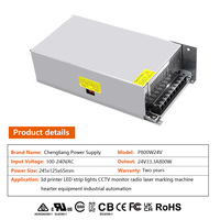 Redresseur 100 Volt 100 Amp Dc Smps Alimentation 48V 24V 12V Usg Contrôle D'accès Puissance Splay 800W 24V Alimentation Smps