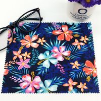 Chiffon en microfibre pour lunettes, vente en gros, impression Photo numérique, lunettes pour les yeux, Micro Fiber, lentille, écran, chiffon de nettoyage