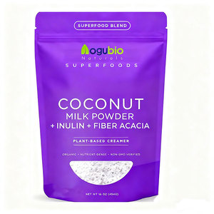 AOGUBIO fournit des poudres <span class=keywords><strong>de</strong></span> lait <span class=keywords><strong>de</strong></span> <span class=keywords><strong>coco</strong></span> naturelles sans OGM, solubles dans l'eau, en marque privée, mélange <span class=keywords><strong>de</strong></span> poudre <span class=keywords><strong>de</strong></span> fraise. - Product Image 4