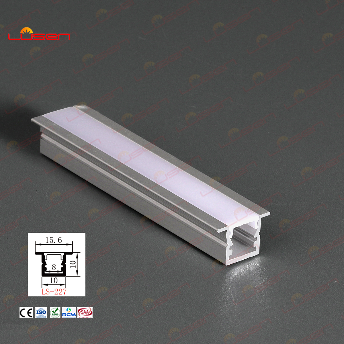 [RTS]LS-227 15 мм встраиваемые светодиодный алюминиевый профиль для светодиодных лент алюминиевый профиль прессованный профиль