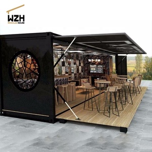 Prefab Tàu Cửa Hàng Di Động Chuyển Đổi Container Cửa Hàng Contener Cafe Quán Cà Phê Cửa Hàng Kiosk - Product Image 4