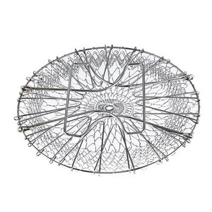 Cesta <span class=keywords><strong>de</strong></span> malla mágica plegable <span class=keywords><strong>de</strong></span> acero inoxidable, <span class=keywords><strong>escurridor</strong></span>, colador para enjuague con vapor, herramienta <span class=keywords><strong>de</strong></span> cocina para <span class=keywords><strong>freidora</strong></span> francesa - Product Image 5