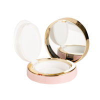 A062-A Nouvelle conception d'emballage cosmétique en plastique, étui rond personnalisé pour crème BB, couleur nude, prix