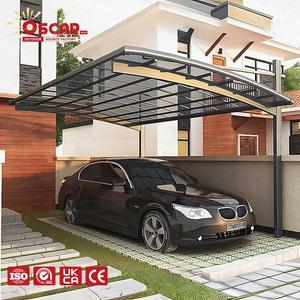Abri de voiture double en métal en forme de Y à prix d'usine, abri de voiture extérieur, protection de <span class=keywords><strong>garage</strong></span>, carport en aluminium - Product Image 1