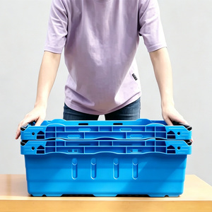 Bras à rotule pour salle de bain, caisse d'empilage et de nid avec poignée en Nylon, paniers de rangement en plastique pour fruits et légumes de ferme - Product Image 3