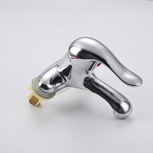 バスルーム2穴デッキマウント流域蛇口ミキサークロームメッキ真 � � 混合冷水温水タップ - Product Image 3