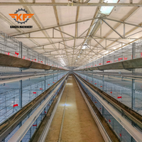 Système d'équipement moderne pour cages à poulets en batterie de type H, galvanisé à chaud, pour élevages avicoles commerciaux