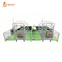 Équipement d'élevage porcin : Caisse de mise bas et lit de gestation pour truies, cages pour l'élevage de porcs