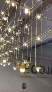 Chuỗi Đèn <span class=keywords><strong>Led</strong></span> Treo Trang Trí Độc Đáo Phong Cách 2021 Trang Chủ Khách Sạn Đèn Chùm Hiện Đại Thiết Kế Mới Đèn <span class=keywords><strong>Led</strong></span> Giáng Sinh Sang Trọng - Product Image 3