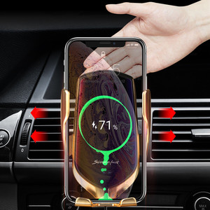 Nuevos accesorios para coche, <span class=keywords><strong>Sensor</strong></span> inteligente, soporte de carga inalámbrico portátil para coche, soporte para teléfono, cargador y adaptador para coche - Product Image 6