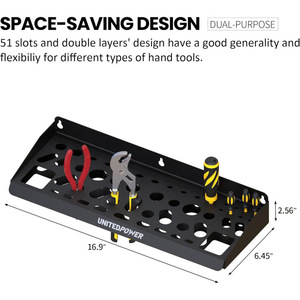 <b>Wall</b>-<b>mounted</b> tool rack, screwdriver holder, pliers organizer, wrench organizer, multi-functional <b>shelf</b> for small hand tools - Product Image 2