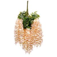 Extragroße, dichte Kunststoff-Kunstwisteria-Lotus-Girlande, duftend, realistisch, für Hochzeiten, Partys, Decken- und Galerie-Dekoration
