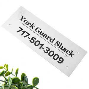 Hồng QIAN tùy chỉnh kim loại dấu hiệu in ấn nhôm tên nơi tag dấu hiệu tùy chỉnh sản xuất cho các bộ phận cụ phụ kiện tên nơi - Product Image 1