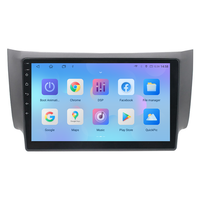 Pemutar Dvd Radio otomatis 2 Din 9 inci, Dsp Carplay mobil Stereo Android navigasi Gps untuk Nissan Sentra Sylphy 2012-2018 bingkai