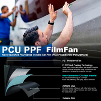 Logo Kustom Aliphatic PCU PPF Roll Grosir Anti-Noda Transparan Pelindung Mobil Label Pribadi Pabrik PPF