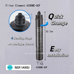 Filter Air Manual High-Flow untuk Katering Minuman Komersial, Pemasangan di Bawah Wastafel, Pembersihan Otomatis, Tanpa Limbah, Penggunaan Rumah Tangga dan Luar Ruangan - Product Image 5