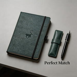 Deer Embossed PU Leather Hardcover <b>Diary</b> with Elastic Band Closure - Product Image 4